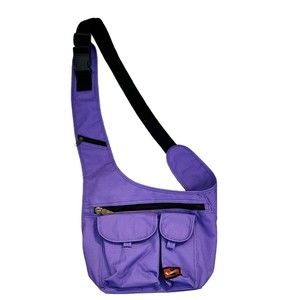 Wittenberg Cross Body Sling Bag Purple Canvas Unisex